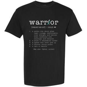 Warror Cervical Cancer Awareness Item Cervical Cancer Garment-Dyed Heavyweight T-Shirt