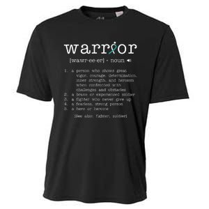 Warror Cervical Cancer Awareness Item Cervical Cancer Cooling Performance Crew T-Shirt