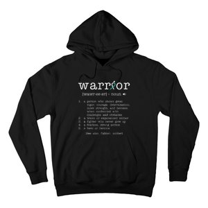 Warror Cervical Cancer Awareness Item Cervical Cancer Hoodie