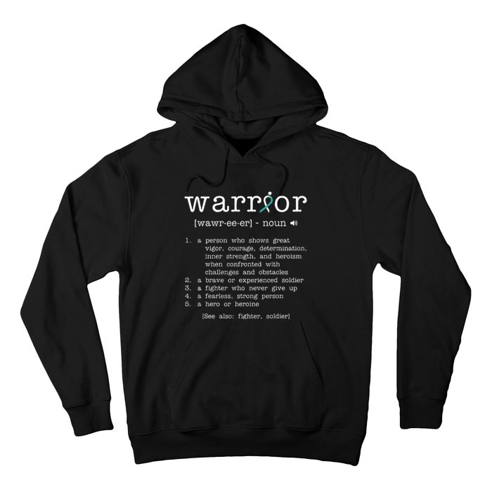 Warror Cervical Cancer Awareness Item Cervical Cancer Hoodie