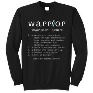 Warror Cervical Cancer Awareness Item Cervical Cancer Sweatshirt