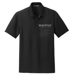 Warror Cervical Cancer Awareness Item Cervical Cancer Dry Zone Grid Polo