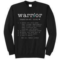 Warror Cervical Cancer Awareness Item Cervical Cancer Tall Sweatshirt