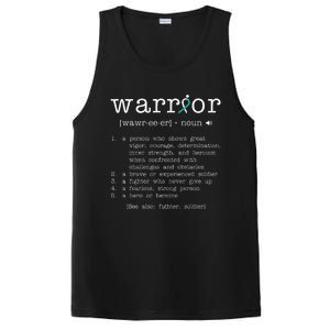 Warror Cervical Cancer Awareness Item Cervical Cancer PosiCharge Competitor Tank