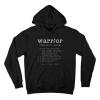 Warror Cervical Cancer Awareness Item Cervical Cancer Tall Hoodie