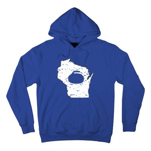 Wisconsin Curler Cool Gift Wi Curling Cool Gift Hoodie