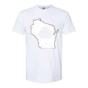 Wisconsin Curler Cool Gift Wi Curling Cool Gift Softstyle CVC T-Shirt