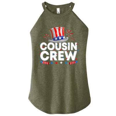 Wo Cousin Crew 4th Of July Patriotic American Family Matching Women's Perfect Tri Rocker Tank