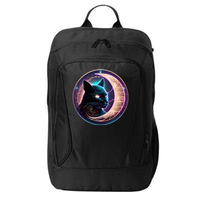 Witchy Celestial Cameaningful Gift Crescent Moon Witches Familiar Gift City Backpack