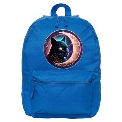 Witchy Celestial Cameaningful Gift Crescent Moon Witches Familiar Gift 16 in Basic Backpack