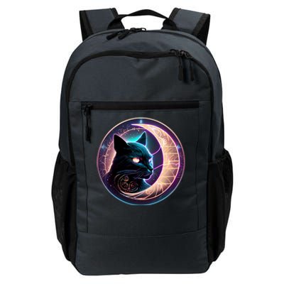 Witchy Celestial Cameaningful Gift Crescent Moon Witches Familiar Gift Daily Commute Backpack