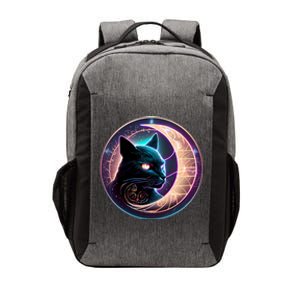 Witchy Celestial Cameaningful Gift Crescent Moon Witches Familiar Gift Vector Backpack