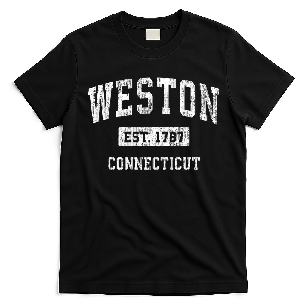 Weston Connecticut Ct Vintage Sports T-Shirt