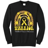 Warrior Childhood Cancer Rainbow Cancer Awareness Month Sweatshirt