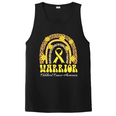 Warrior Childhood Cancer Rainbow Cancer Awareness Month PosiCharge Competitor Tank