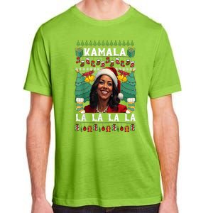 Women Christmas Comma La Funny Kamala Harris 2024 Xmas Sweater Gift Adult ChromaSoft Performance T-Shirt