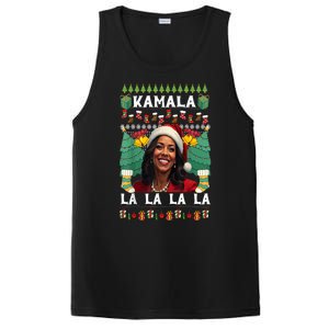 Women Christmas Comma La Funny Kamala Harris 2024 Xmas Sweater Gift PosiCharge Competitor Tank