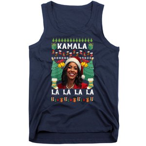 Women Christmas Comma La Funny Kamala Harris 2024 Xmas Sweater Gift Tank Top