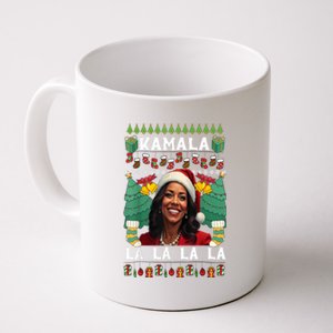 Women Christmas Comma La Funny Kamala Harris 2024 Xmas Sweater Gift Coffee Mug