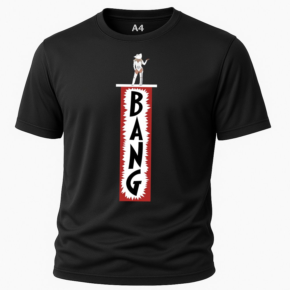 Western Cowgirl Country Cowboy Rodeo BANG Cooling Performance Crew T-Shirt