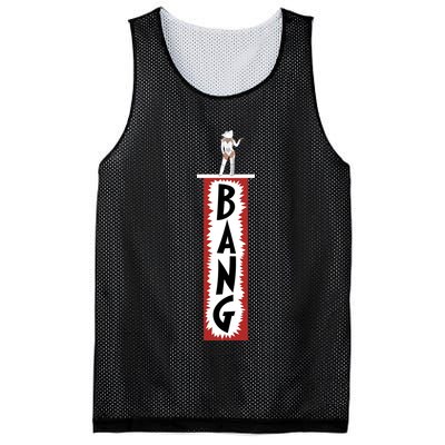 Western Cowgirl Country Cowboy Rodeo BANG Mesh Reversible Basketball Jersey Tank