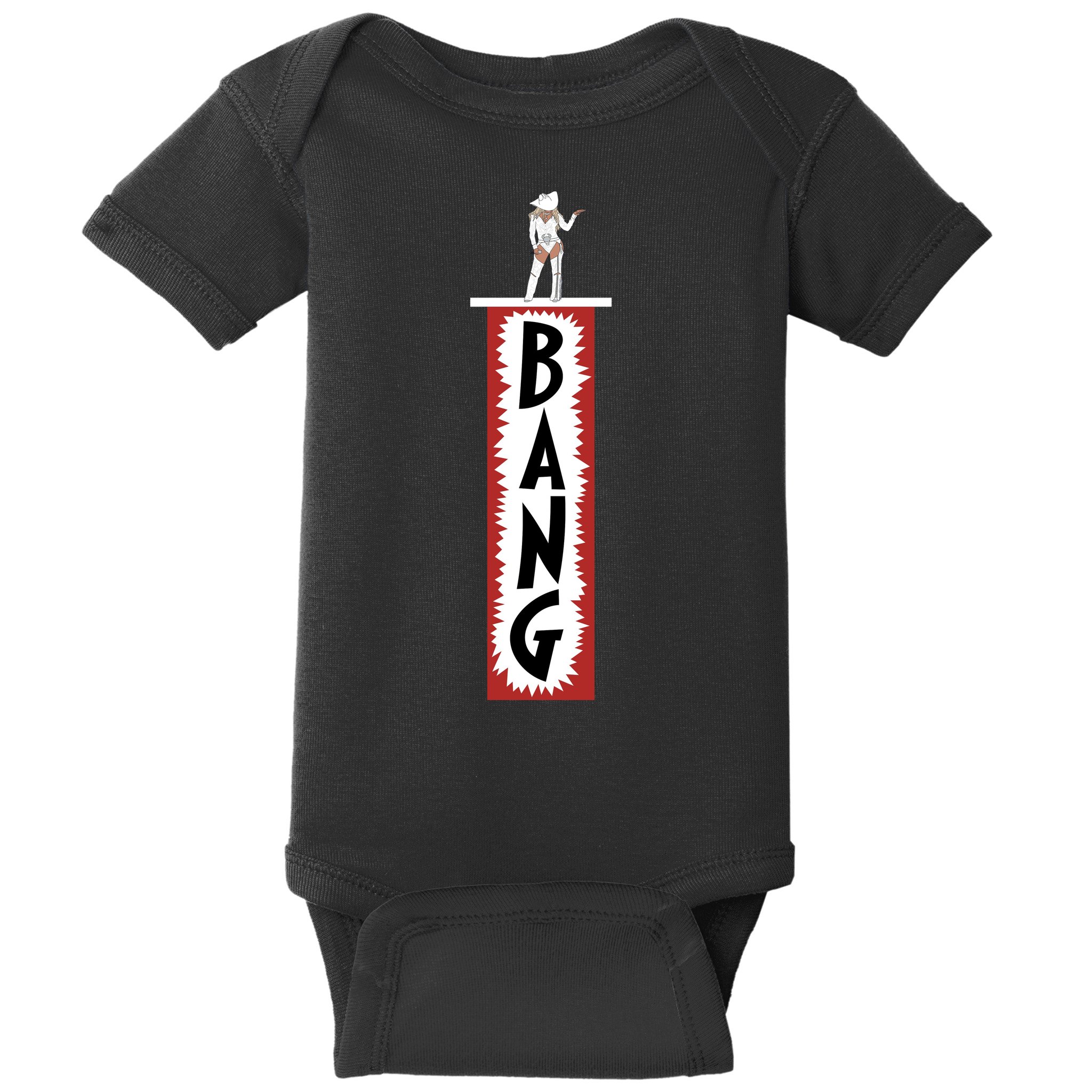 Western Cowgirl Country Cowboy Rodeo BANG Baby Bodysuit