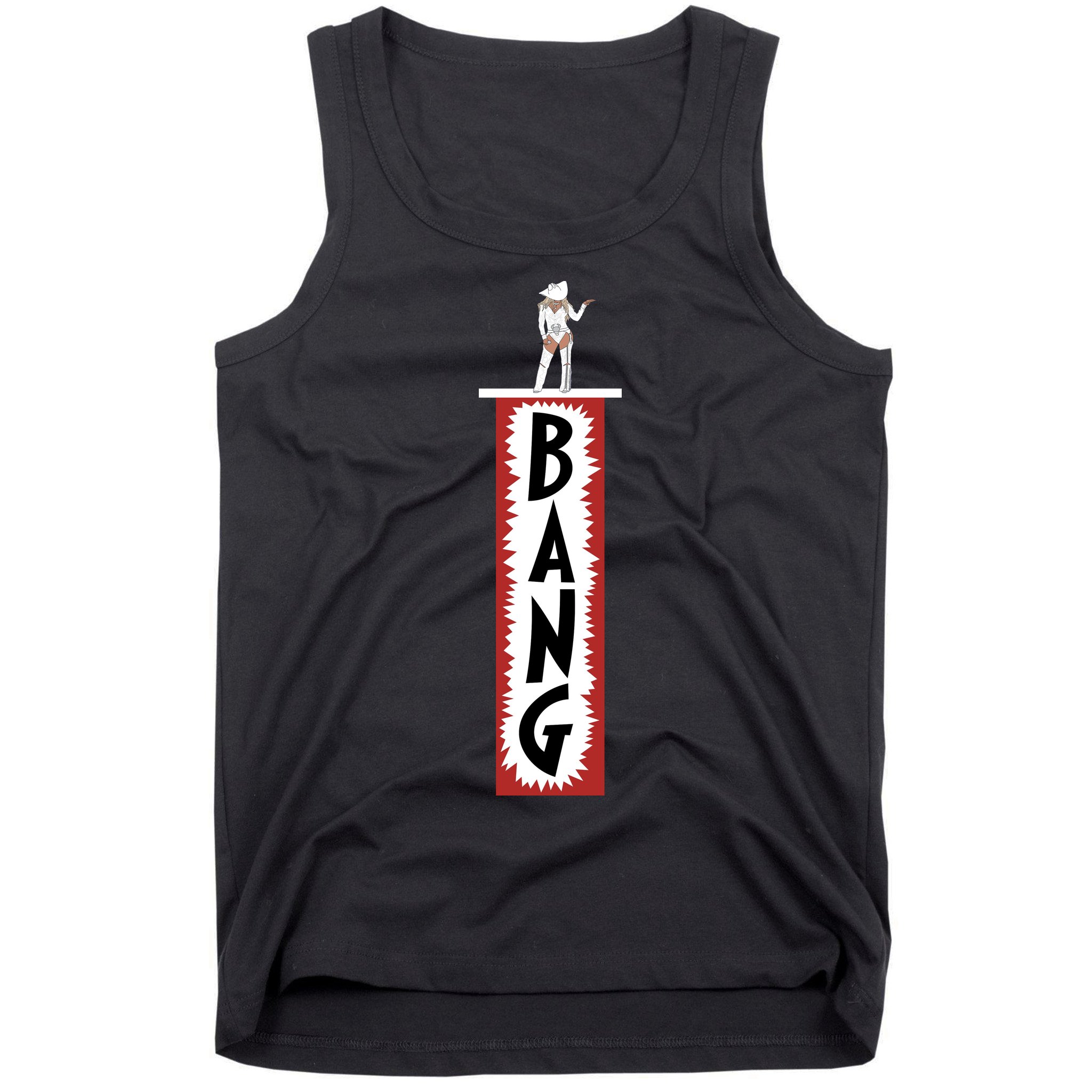 Western Cowgirl Country Cowboy Rodeo BANG Tank Top