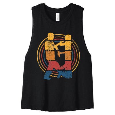 Wing Chun Chinese Kung Fu Mixed Martial Arts Women's Racerback Cropped Tank