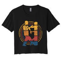 Wing Chun Chinese Kung Fu Mixed Martial Arts Women's Crop Top Tee