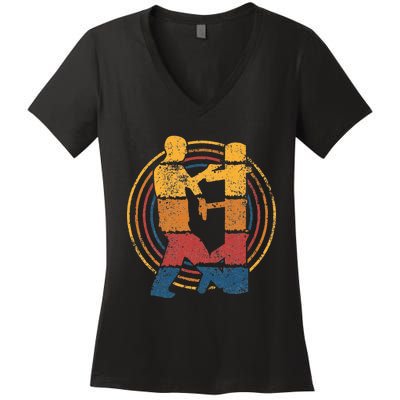 Wing Chun Chinese Kung Fu Mixed Martial Arts Women's V-Neck T-Shirt