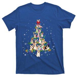 Welsh Corgi Christmas Tree Xgiftmas Gift Cool Gift T-Shirt