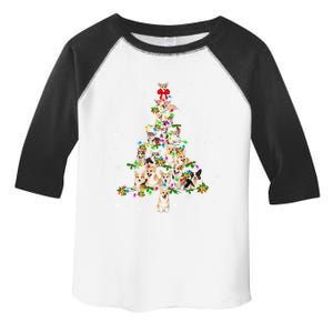 Welsh Corgi Christmas Tree Xgiftmas Gift Cool Gift Toddler Fine Jersey T-Shirt