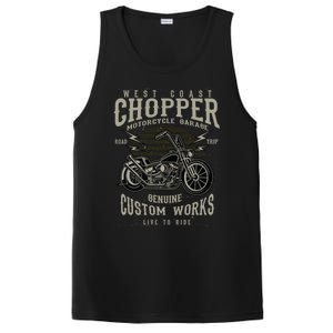 West Coast Chopper Motorcycle Garage Funny Gift PosiCharge Competitor Tank