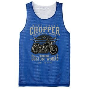 West Coast Chopper Motorcycle Garage Funny Gift Mesh Reversible Basketball Jersey Tank