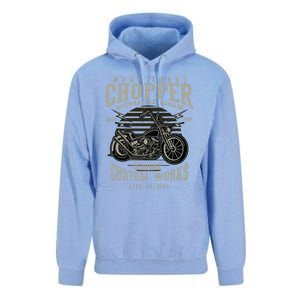 West Coast Chopper Motorcycle Garage Funny Gift Unisex Surf Hoodie