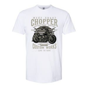 West Coast Chopper Motorcycle Garage Funny Gift Softstyle CVC T-Shirt