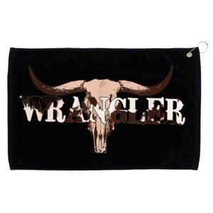 Wrangler Cowhide , Cow Skull , Cow Print Wrangler Grommeted Golf Towel