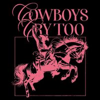 Western Cowgirl Cowboy Aesthetic Cowboys Cry Too Youth Performance Sprint T-Shirt