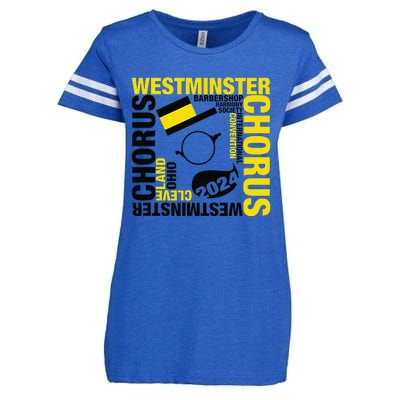 Westminster Chorus Cleveland White Enza Ladies Jersey Football T-Shirt