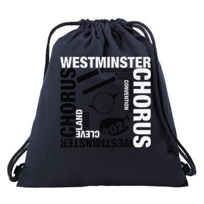 Westminster Chorus Cleveland Gold Drawstring Bag