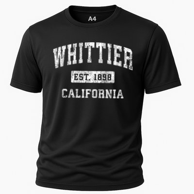 Whittier California Ca Vintage Established Sports Performance Shirt