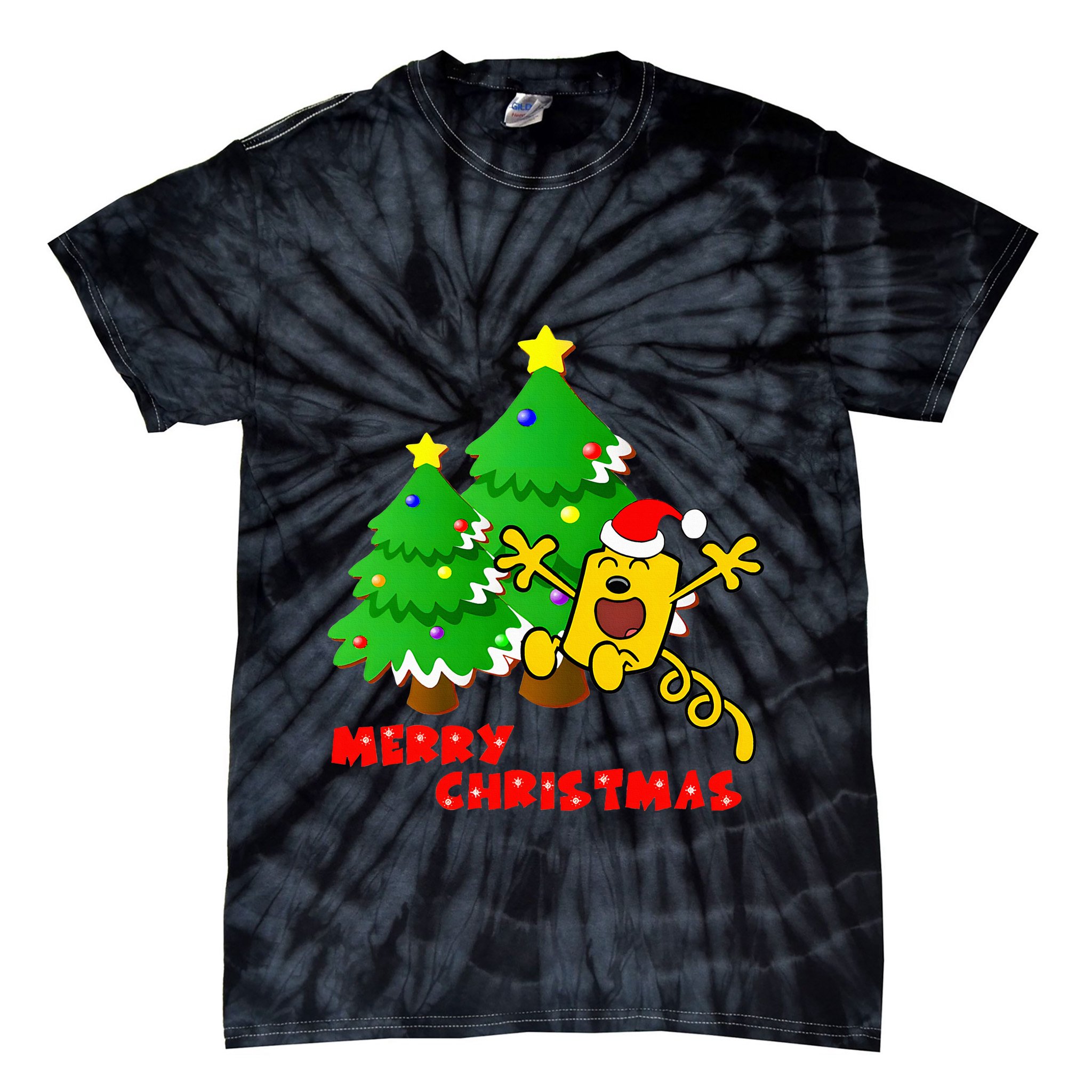 Wubbzy Costume Christmas Tie-Dye T-Shirt