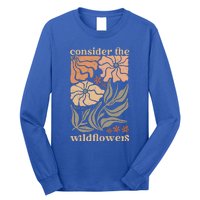 Wildflower Christian Consider The Wildflowers Boho Christian Long Sleeve Shirt