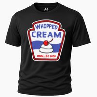 Whipped Cream Condiment Ice Cream Halloween Costume Cooling Performance Crew T-Shirt