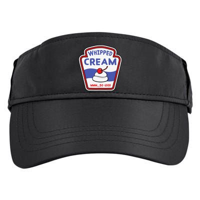Whipped Cream Condiment Ice Cream Halloween Costume Adult Drive Performance Visor