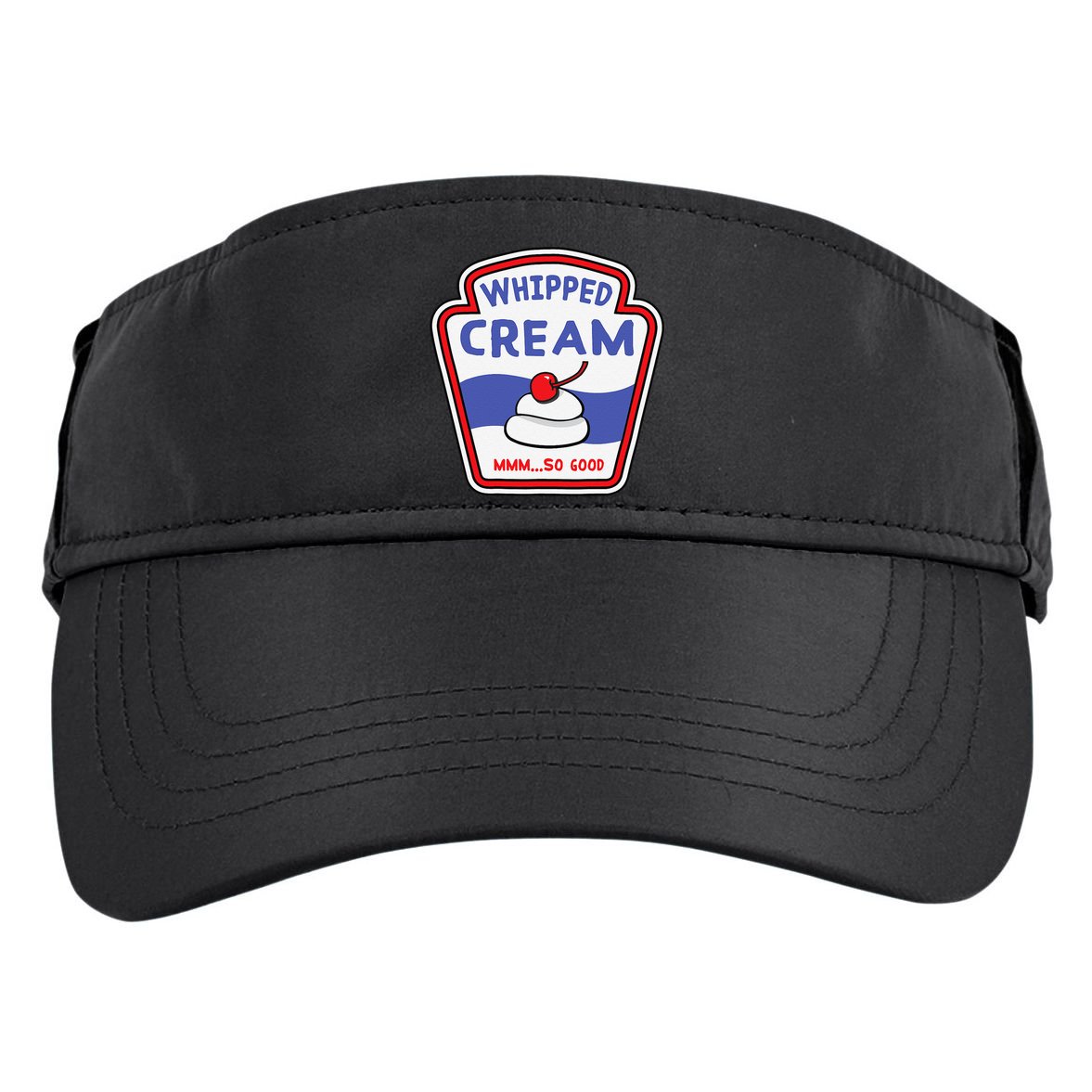 Whipped Cream Condiment Ice Cream Halloween Costume Adult Drive Performance Visor