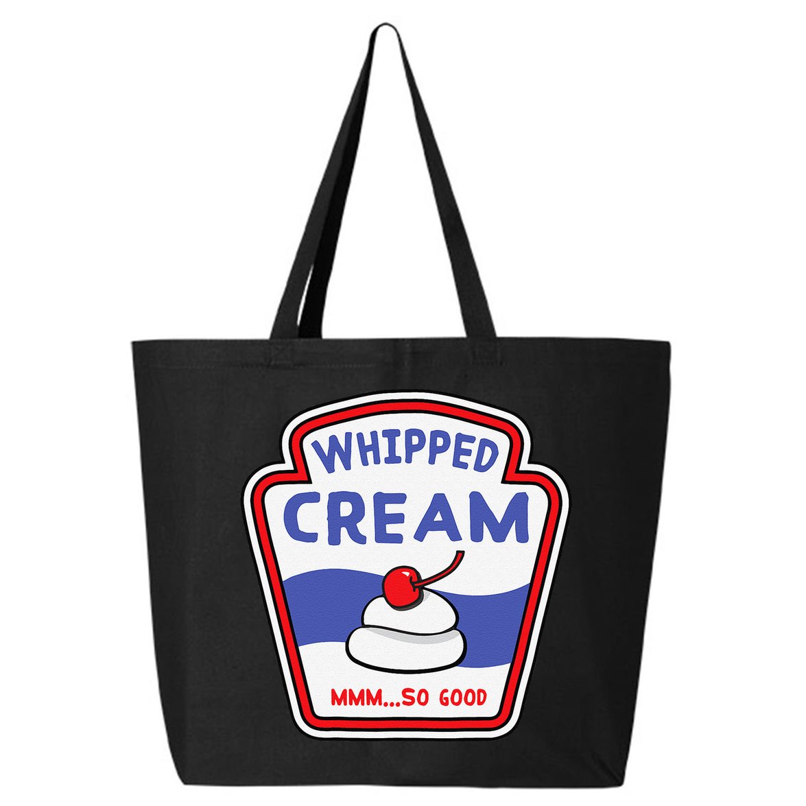 Whipped Cream Condiment Ice Cream Halloween Costume 25L Jumbo Tote