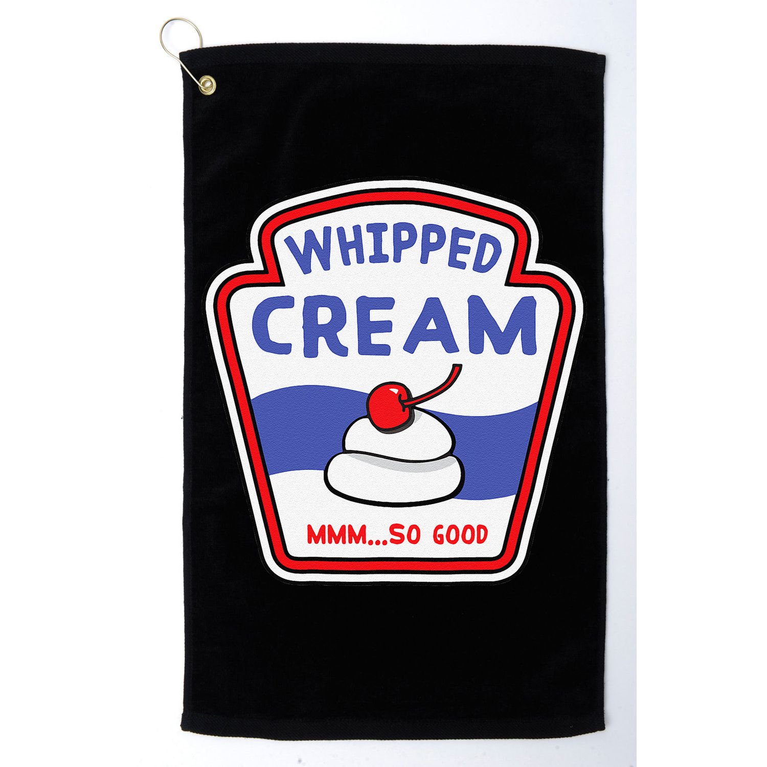 Whipped Cream Condiment Ice Cream Halloween Costume Golf Towel