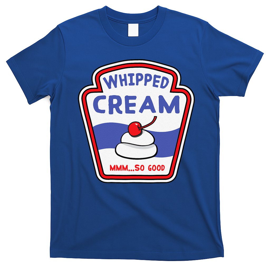 Whipped Cream Condiment Ice Cream Halloween Costume T-Shirt