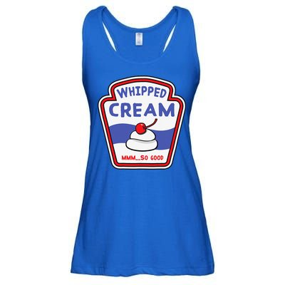 Whipped Cream Condiment Ice Cream Halloween Costume Ladies Essential Flowy Tank